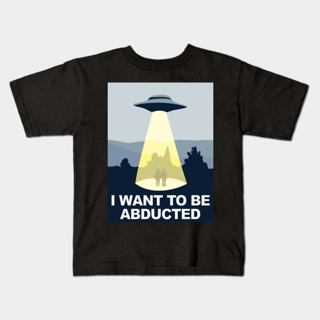 Abducted Kids T-Shirt by PatrickPollardArtworks